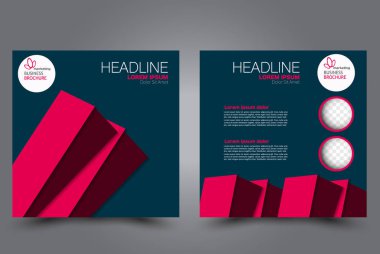 Kare uçucu şablonu