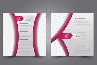 Kare uçucu şablonu