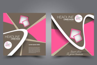 Kare uçucu şablonu