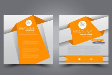 Kare uçucu şablonu