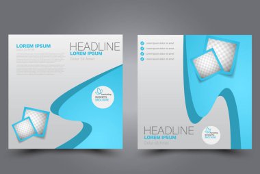 Kare uçucu şablonu