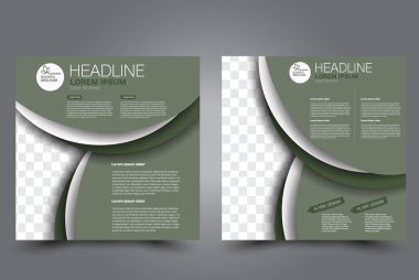 Kare uçucu şablonu