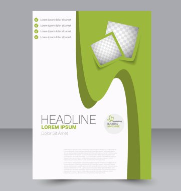 El ilanı tasarım arka plan. Broşür şablonu.