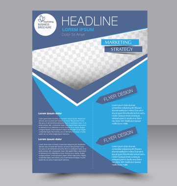 El ilanı tasarım arka plan. Broşür şablonu.