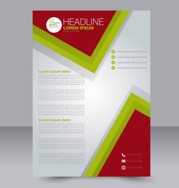 El ilanı tasarım arka plan. Broşür şablonu.