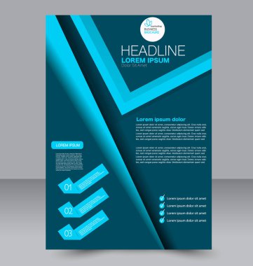 El ilanı tasarım arka plan. Broşür şablonu.