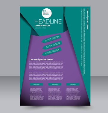 El ilanı tasarım arka plan. Broşür şablonu.
