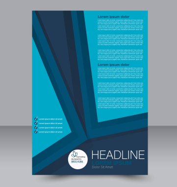 El ilanı tasarım arka plan. Broşür şablonu.