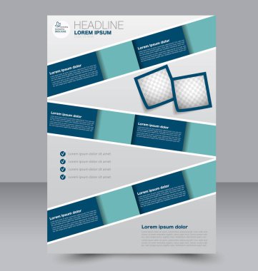 El ilanı tasarım arka plan. Broşür şablonu.