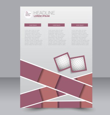 El ilanı tasarım arka plan. Broşür şablonu.