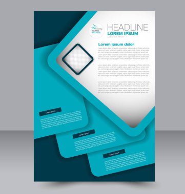 El ilanı tasarım arka plan. Broşür şablonu.