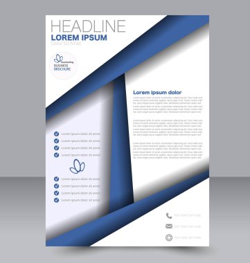 El ilanı tasarım arka plan. Broşür şablonu.