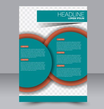 El ilanı tasarım arka plan. Broşür şablonu.