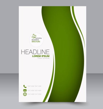 El ilanı tasarım arka plan. Broşür şablonu.