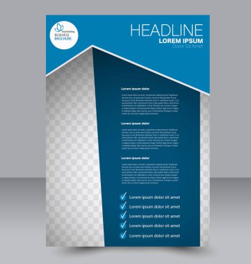 El ilanı tasarım arka plan. Broşür şablonu.