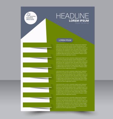 El ilanı tasarım arka plan. Broşür şablonu.