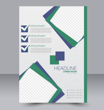 El ilanı tasarım arka plan. Broşür şablonu.