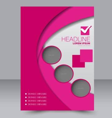 El ilanı tasarım arka plan. Broşür şablonu.