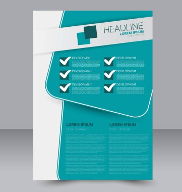 El ilanı tasarım arka plan. Broşür şablonu.