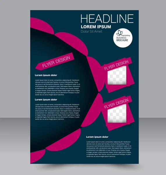 El ilanı tasarım arka plan. Broşür şablonu.