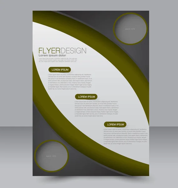 Fond de conception de prospectus. Modèle de brochure . — Image vectorielle
