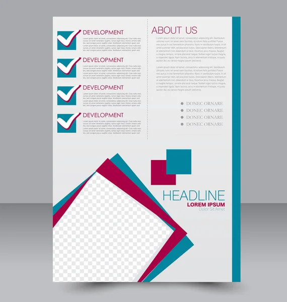 El ilanı tasarım arka plan. Broşür şablonu.