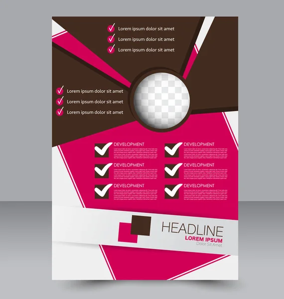 El ilanı tasarım arka plan. Broşür şablonu.