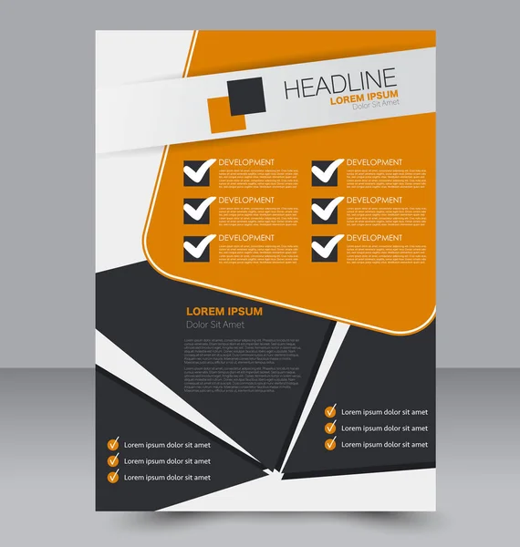 El ilanı tasarım arka plan. Broşür şablonu.