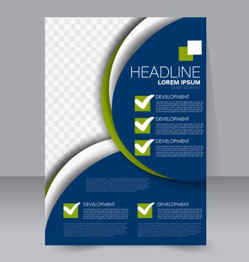 El ilanı tasarım arka plan. Broşür şablonu.