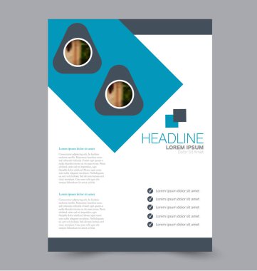 El ilanı tasarım arka plan. Broşür şablonu.