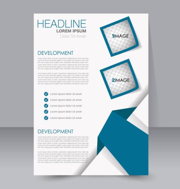 El ilanı tasarım arka plan. Broşür şablonu.