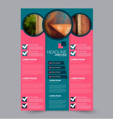 El ilanı tasarım arka plan. Broşür şablonu.