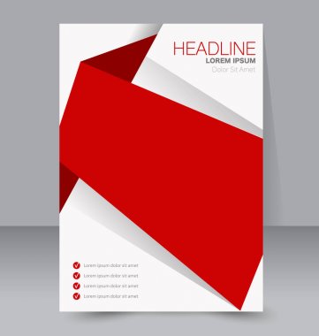 El ilanı tasarım arka plan. Broşür şablonu.