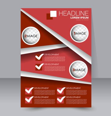 El ilanı tasarım arka plan. Broşür şablonu.