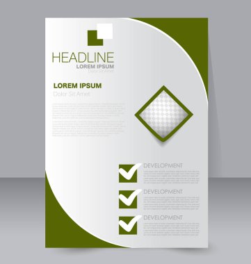 El ilanı tasarım arka plan. Broşür şablonu.