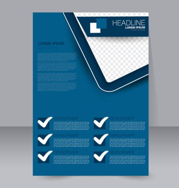 El ilanı tasarım arka plan. Broşür şablonu.