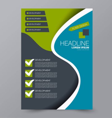 El ilanı tasarım arka plan. Broşür şablonu.