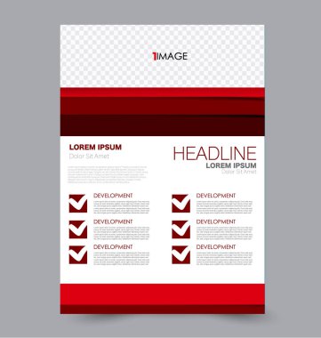 El ilanı tasarım arka plan. Broşür şablonu.