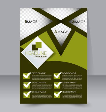 El ilanı tasarım arka plan. Broşür şablonu.