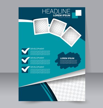 El ilanı tasarım arka plan. Broşür şablonu.