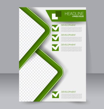 El ilanı tasarım arka plan. Broşür şablonu.