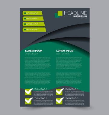 El ilanı tasarım arka plan. Broşür şablonu.