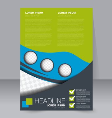 El ilanı tasarım arka plan. Broşür şablonu.