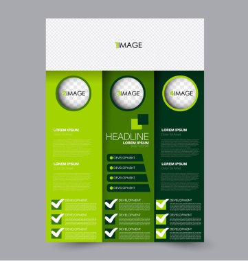 El ilanı tasarım arka plan. Broşür şablonu.