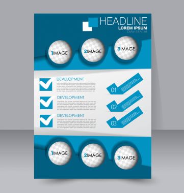 El ilanı tasarım arka plan. Broşür şablonu.