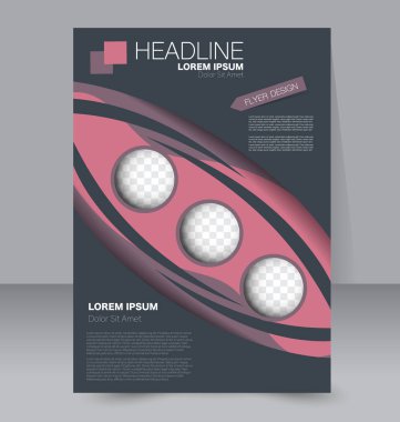 El ilanı tasarım arka plan. Broşür şablonu.