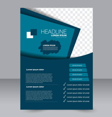 El ilanı tasarım arka plan. Broşür şablonu.