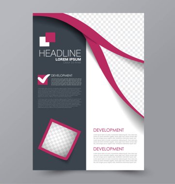 El ilanı tasarım arka plan. Broşür şablonu.