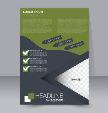 El ilanı tasarım arka plan. Broşür şablonu.