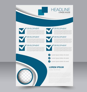 El ilanı tasarım arka plan. Broşür şablonu.